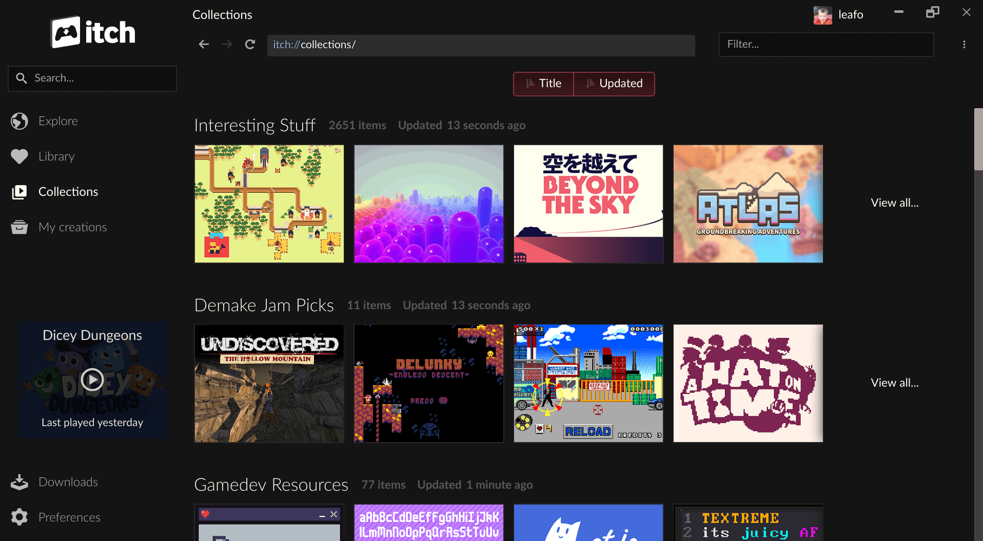 Download App itch.io